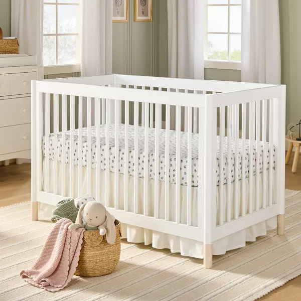 Fitted Crib Skirt Cream - Image 3