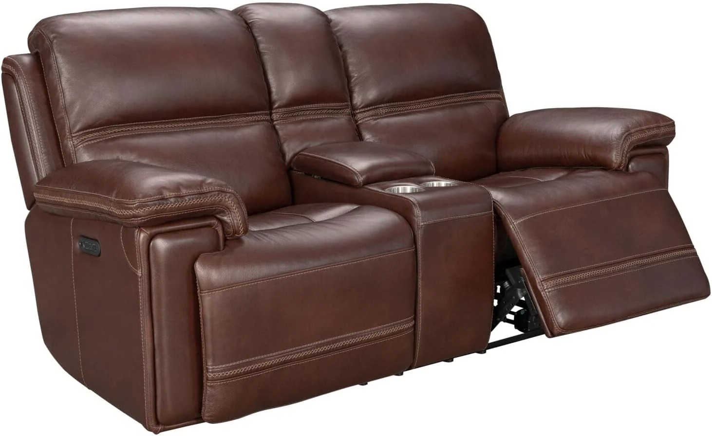 Barcalounger Sedrick Power Reclining Console Loveseat SHOWROOM ITEM