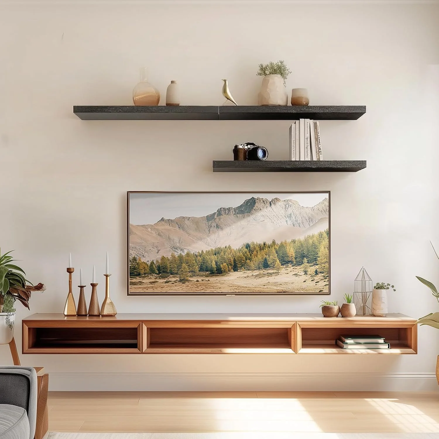 Floating Shelves Wall Mounted Set of 2 - Image 5