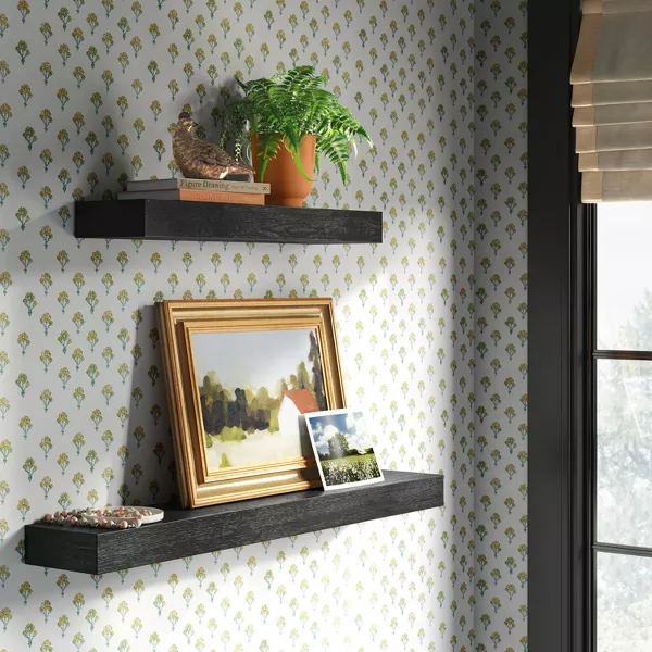 Floating Wood Shelf - Image 3