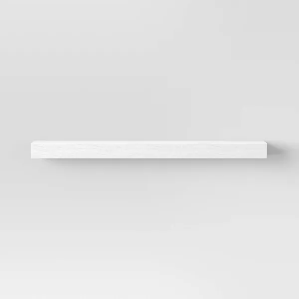 Floating Wood Shelf - Image 2