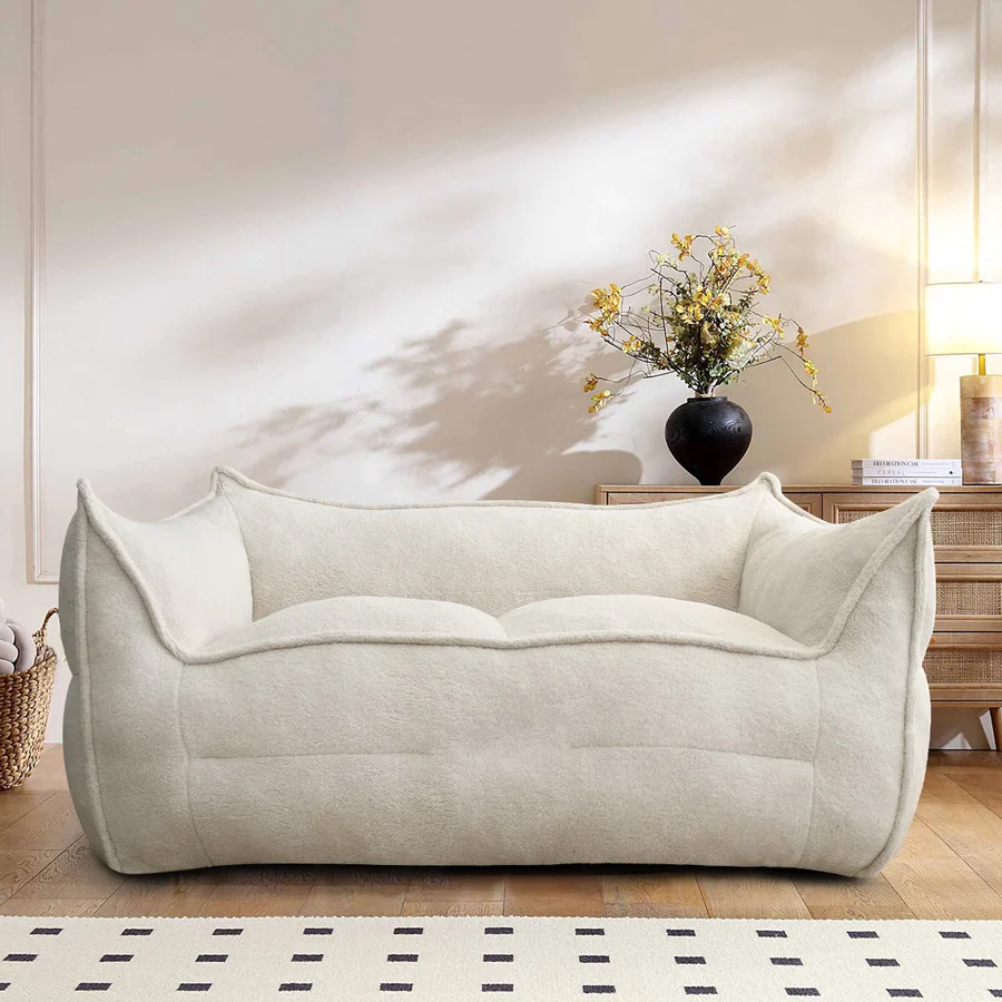 Floor Couch Soft Lazy Sofa Bean Bag Chair Sofa Loveseat - Image 5