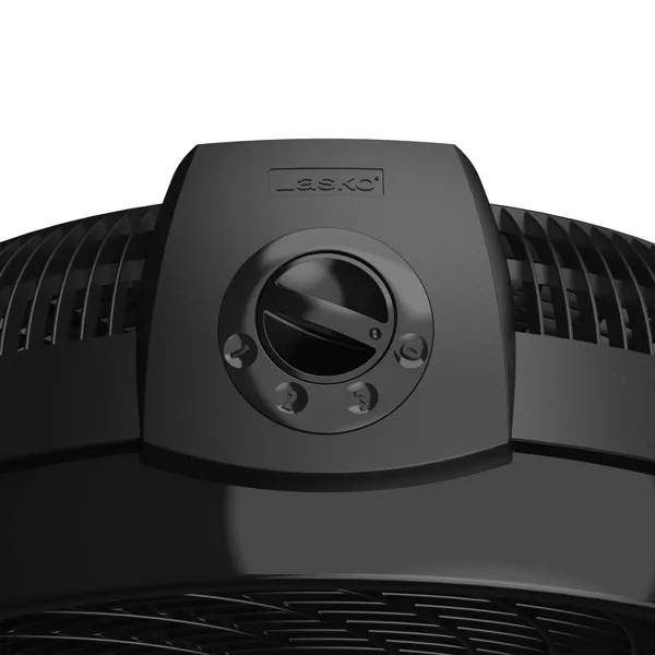 Floor Cyclone Fan without Remote: Adjustable Tilt, Wall Mountable, Black - Image 4