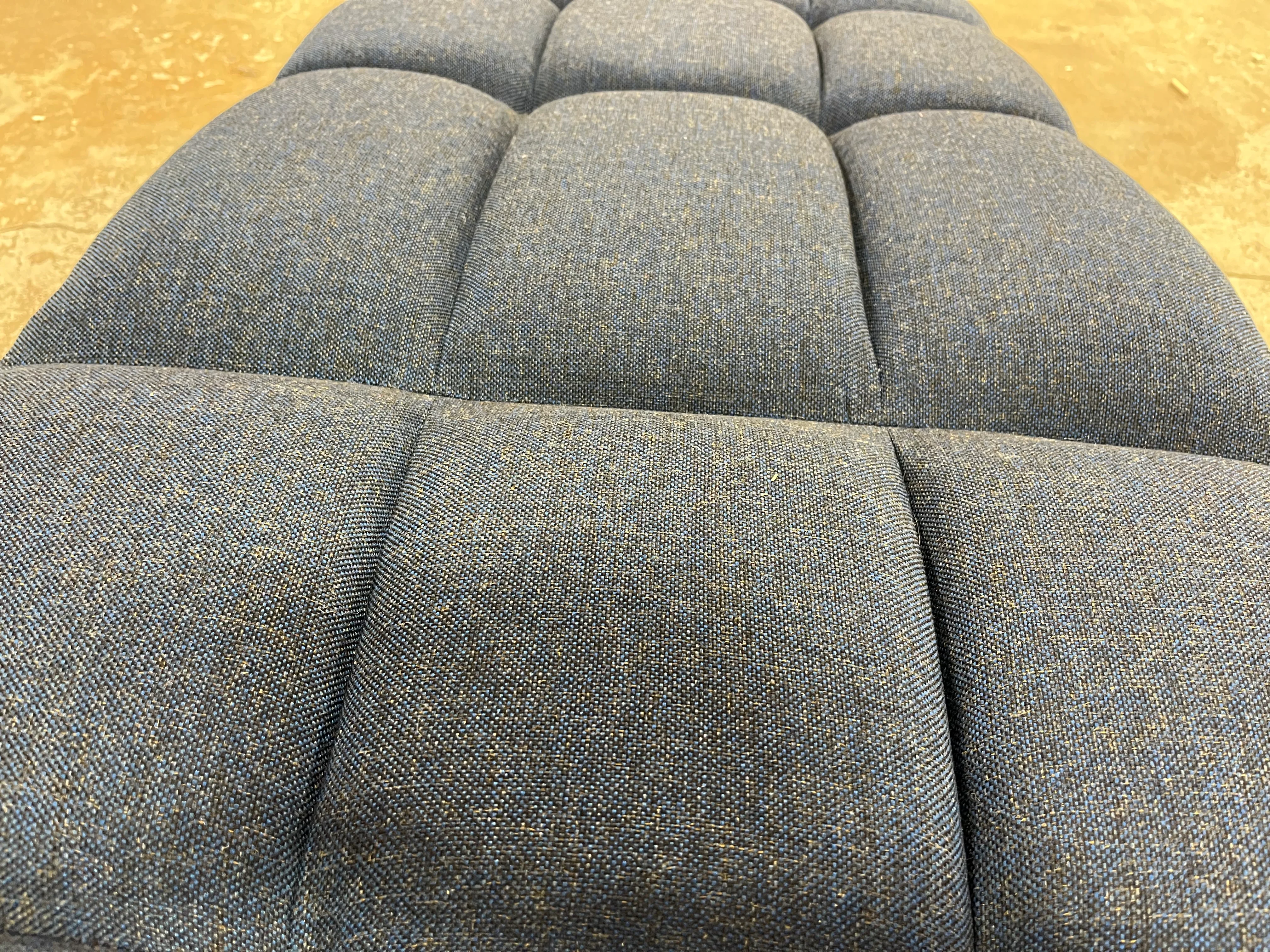 Floor Gaming Chair with Adjustable Back Navy, - Image 7