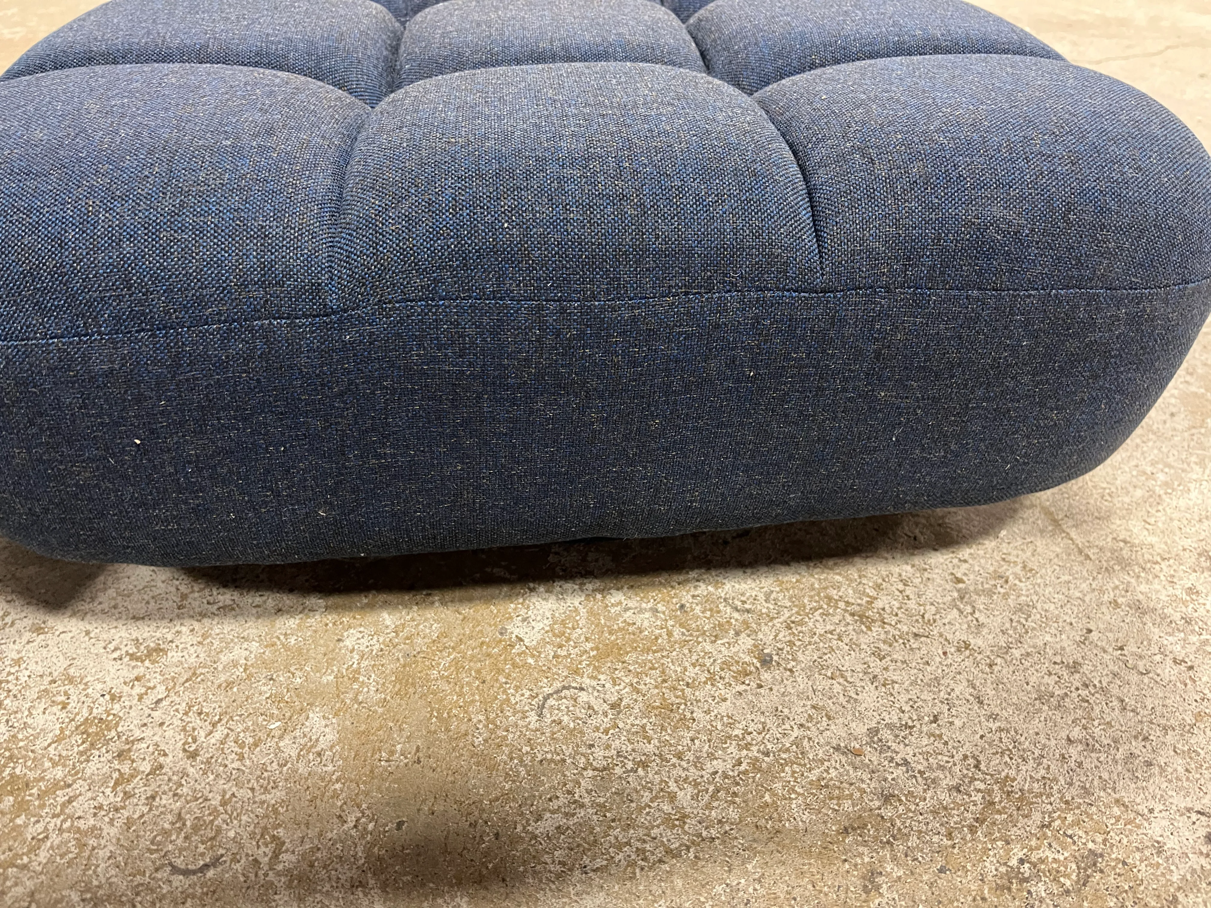 Floor Gaming Chair with Adjustable Back Navy, - Image 9