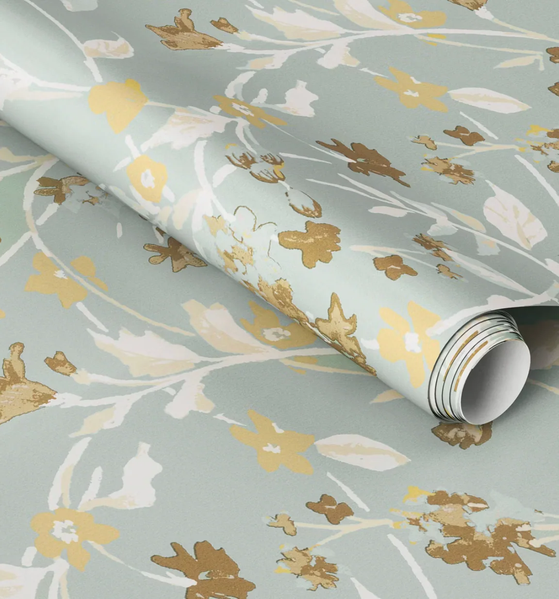 Floral Light Sage Green Peel and Stick Wallpaper - Threshold™ SHOWROOM ITEM