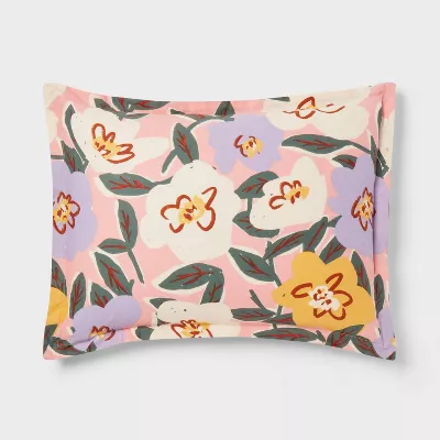Flower/Plaid Reversible Kids' Comforter Set - Full/Queen - Image 5