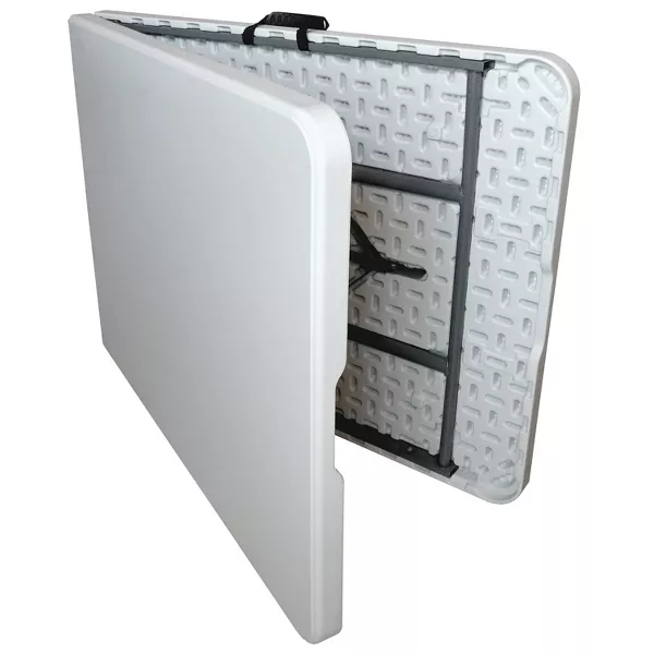 Folding Banquet Table Off White - Image 3
