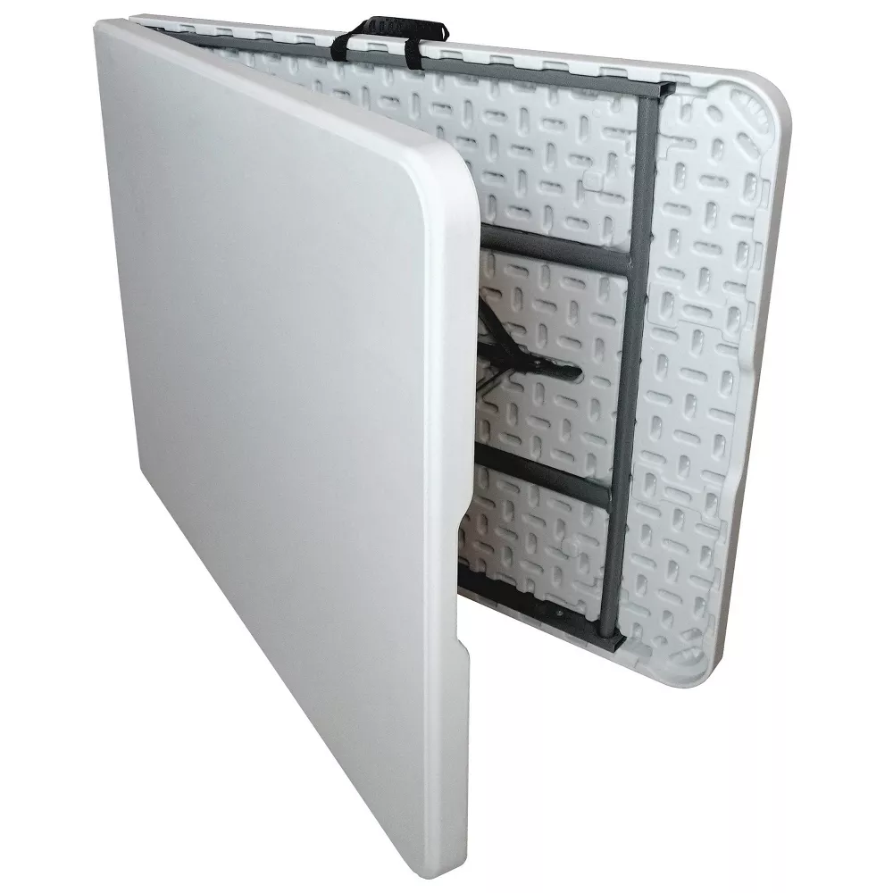 Folding Banquet Table Off White - Image 2