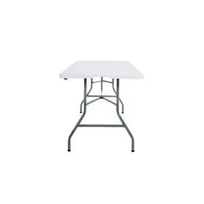 Folding Banquet Table Off White - Image 3