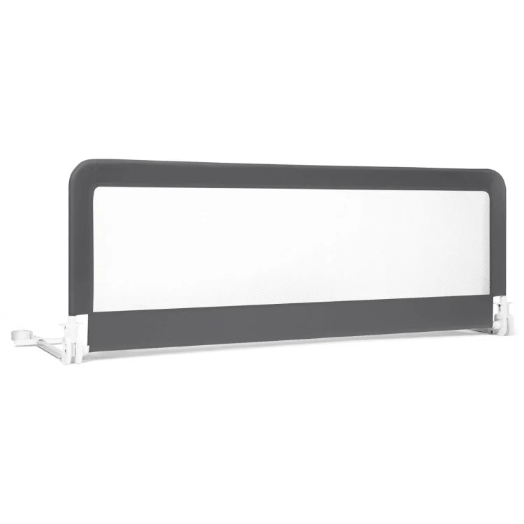 Folding Breathable Baby Bed Rail Guard with Safety Strap