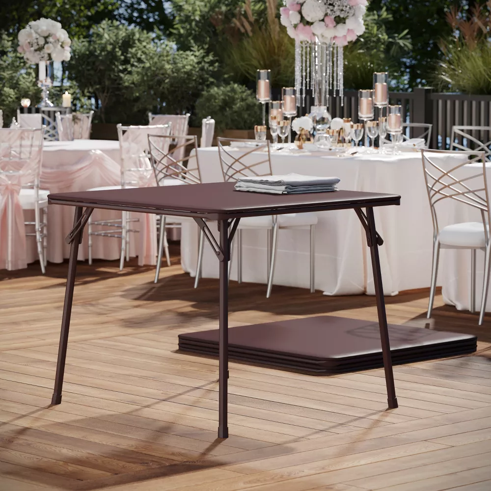 Folding Card Table - Lightweight Portable - Image 2
