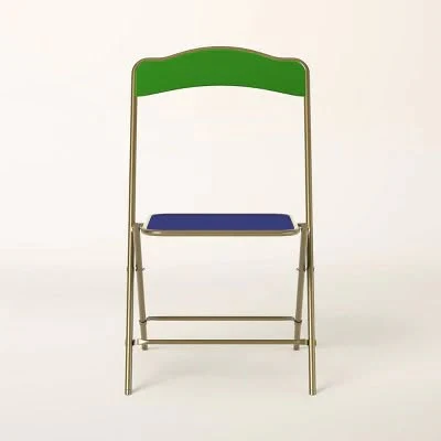 Folding Chair Green/Navy