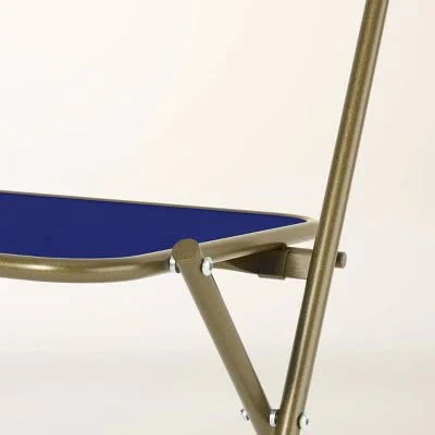 Folding Chair Green/Navy - Image 3