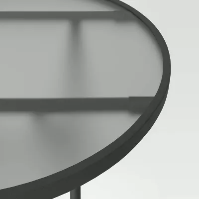Folding Round Patio Accent Table - Image 3