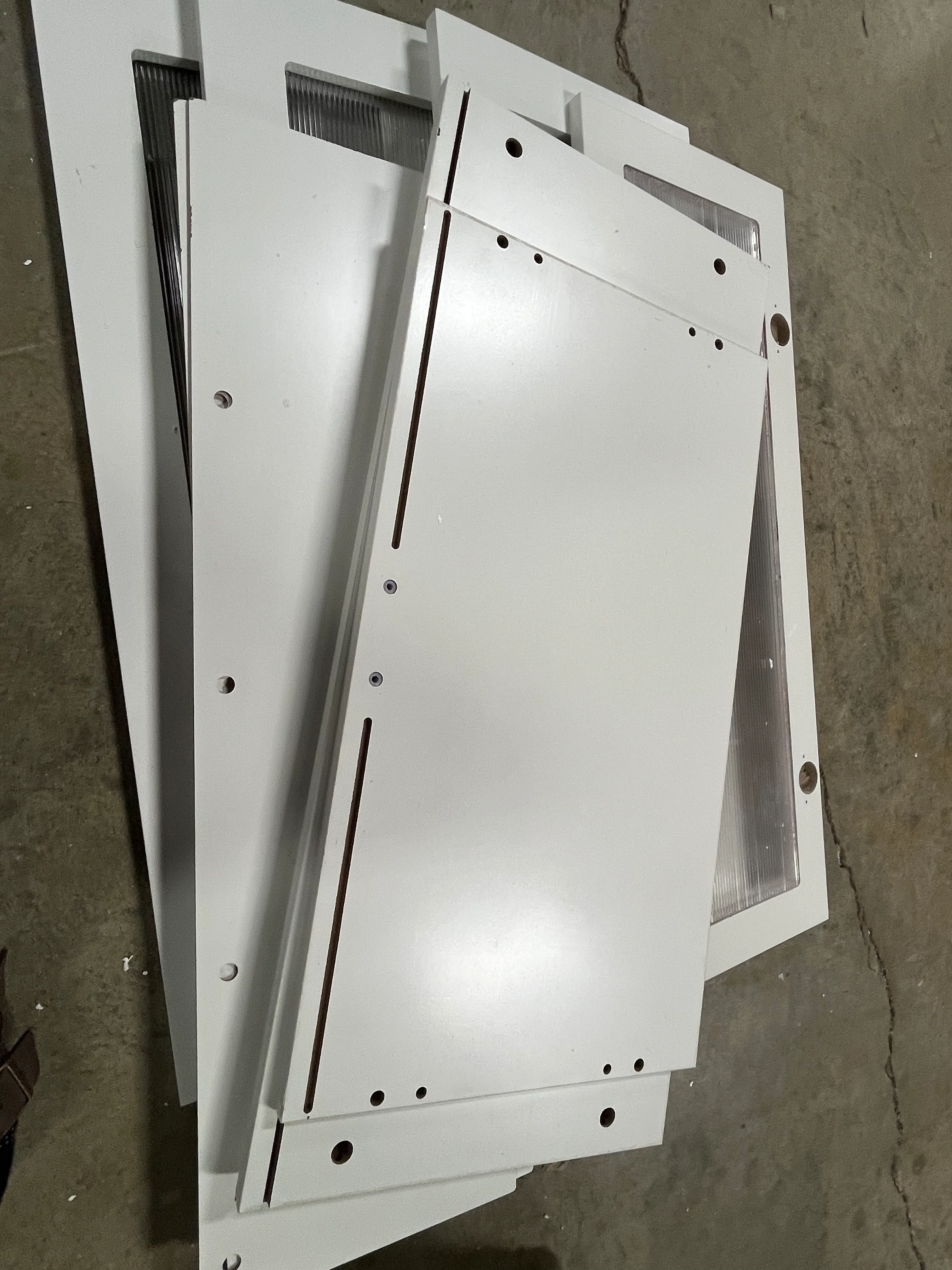 Freestanding Shoe Cabinet with Acrylic Doors and LED Lights - Image 8
