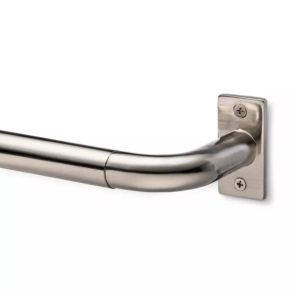 French Curtain Rod Brushed Nickel
