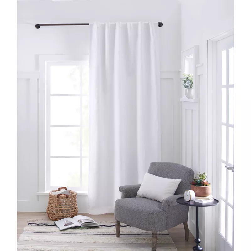 French Pipe Curtain Rod, 120-170" - Image 3