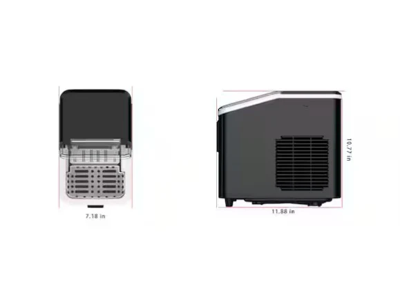 Bullet Ice Maker in Black - Image 5