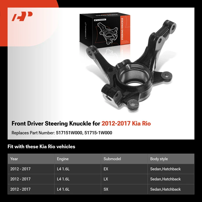 Front Driver Steering Knuckle - Image 5