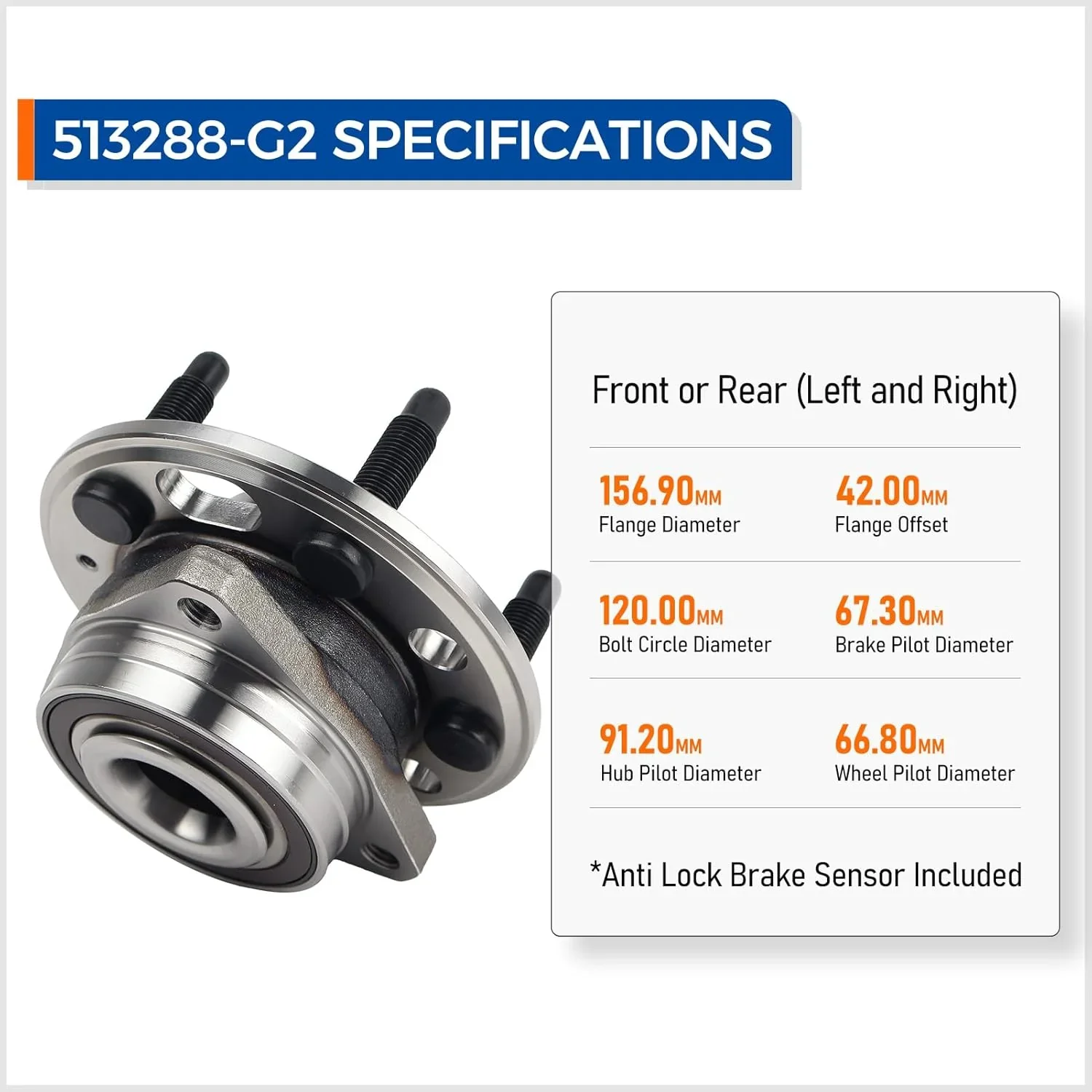 Front or Rear Wheel Hub Bearing - Image 2