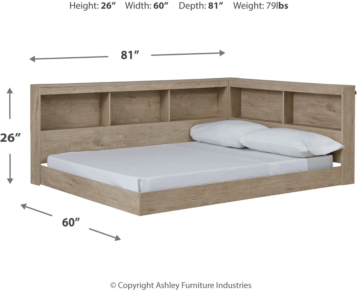 Oliah Full Bookcase Storage Bed - Image 2