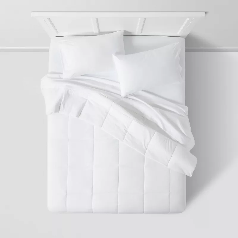 All Season Comforter Insert White Full/Queen - Image 4