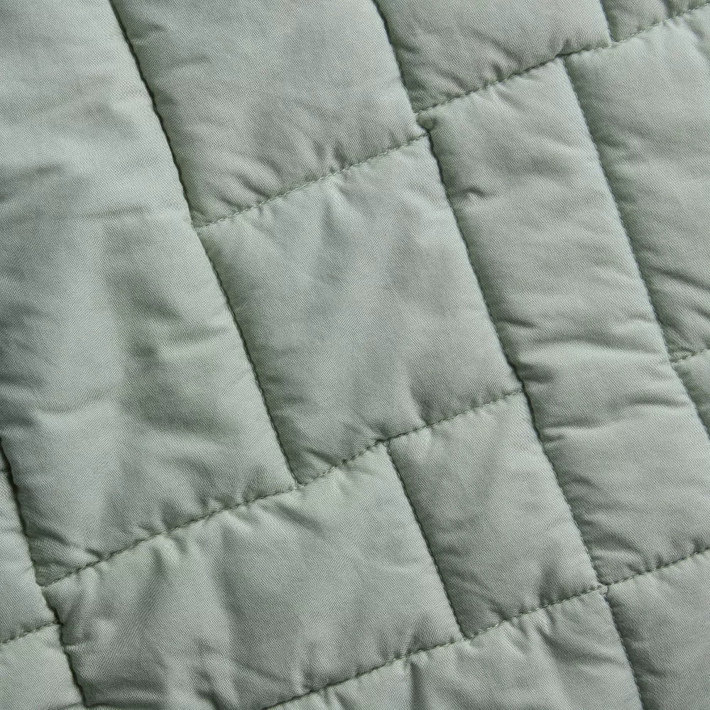 Cozy Block Quilt Jade Full/Queen - Image 4