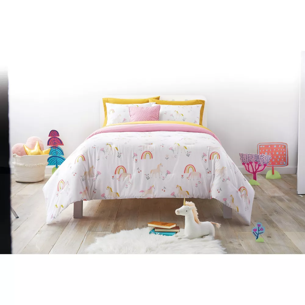 Unicorn Kids' Comforter Set Full/Queen - Image 2