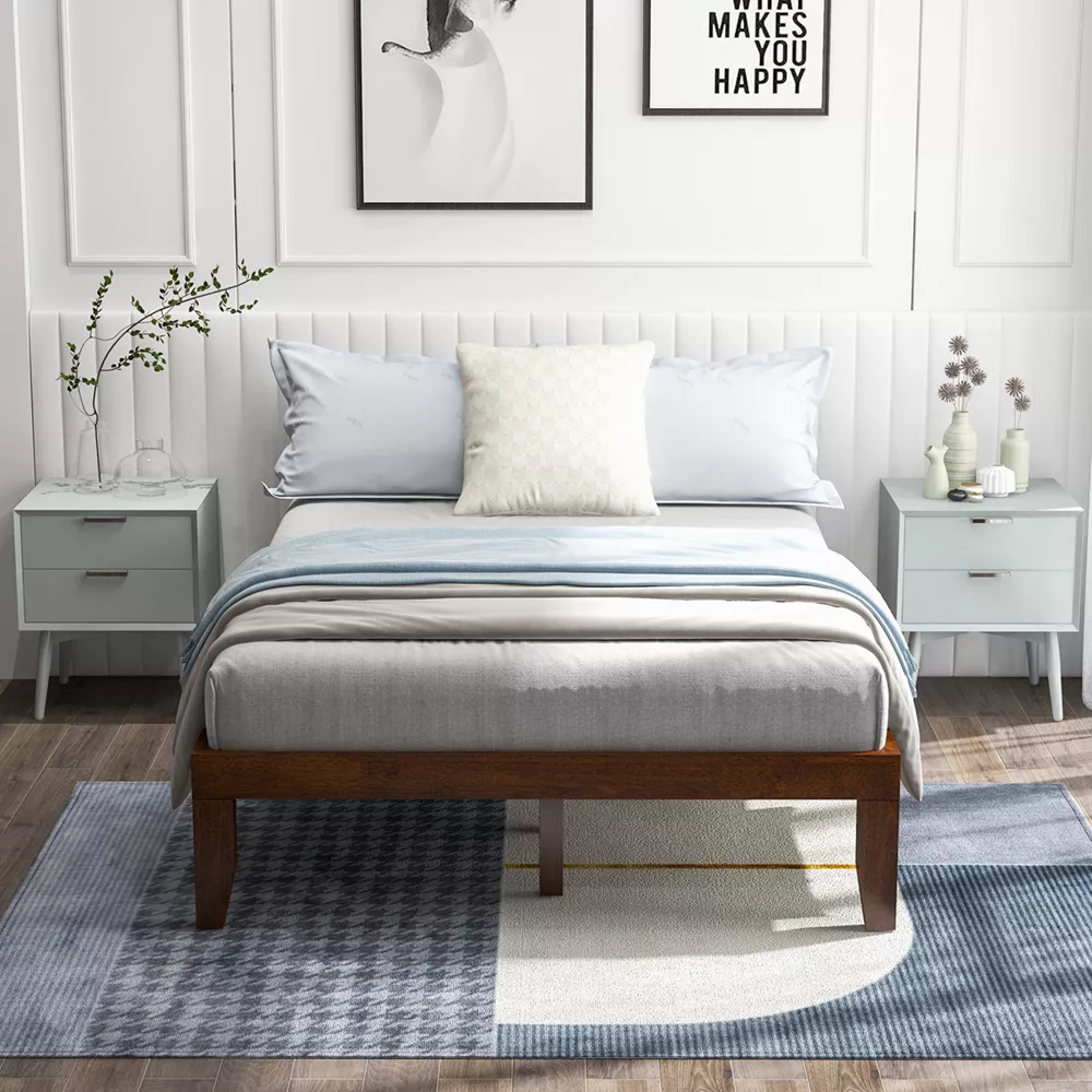 Wooden Bed Frame Mattress - Full - Image 2