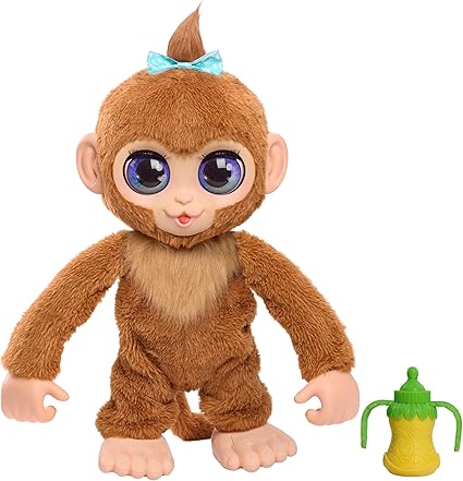 furReal Peanut The Playful Monkey Interactive Toy, Realistic Plush, Kids Toys