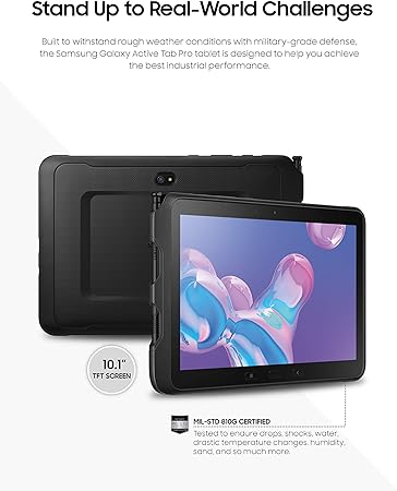 Galaxy Tab Active PRO WiFi Water-Resistant Rugged Tablet, Black - Image 5
