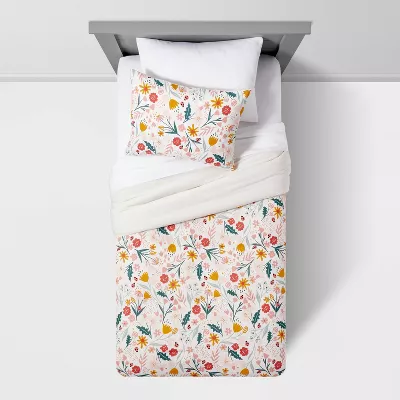 Garden Floral Kids' Comforter Set - Twin - Image 4