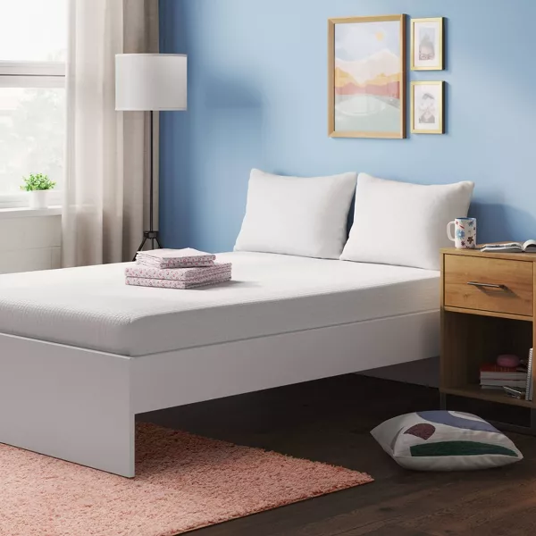 Gel Memory Foam Mattress with Antimicrobial Fabric Cover Twin - Image 3