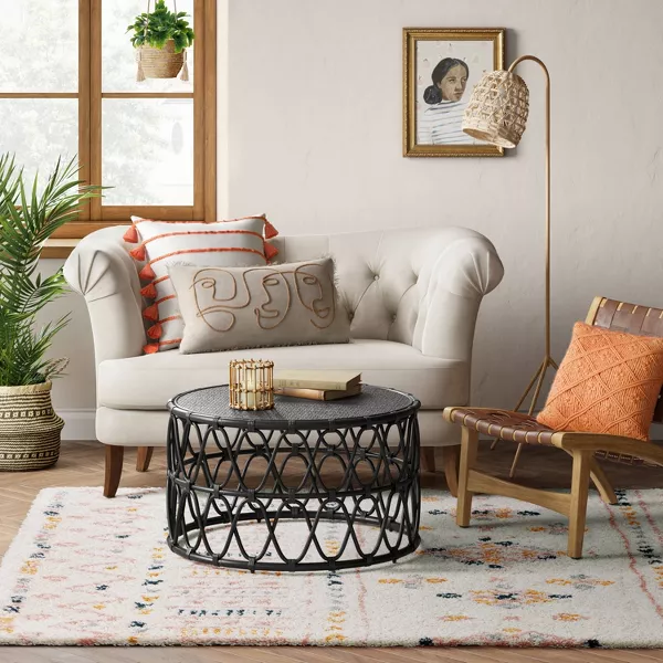 Geometric Area Rug Cream 5'x7' - Image 4