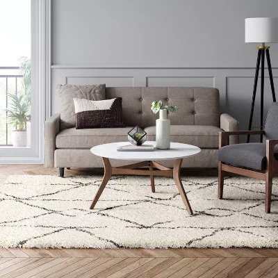 Geometric Design Woven Rug - 7'8"x9'10" - Image 3