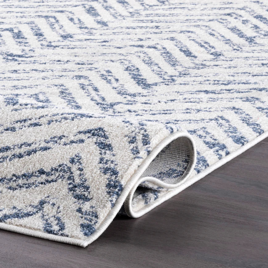 Geometric Rosanne Area Rug 2'8"x8' Runner - Image 3