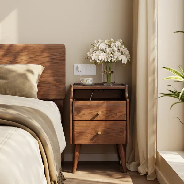 George Oliver 2-Drawer Small Nightstand SHOWROOM ITEM