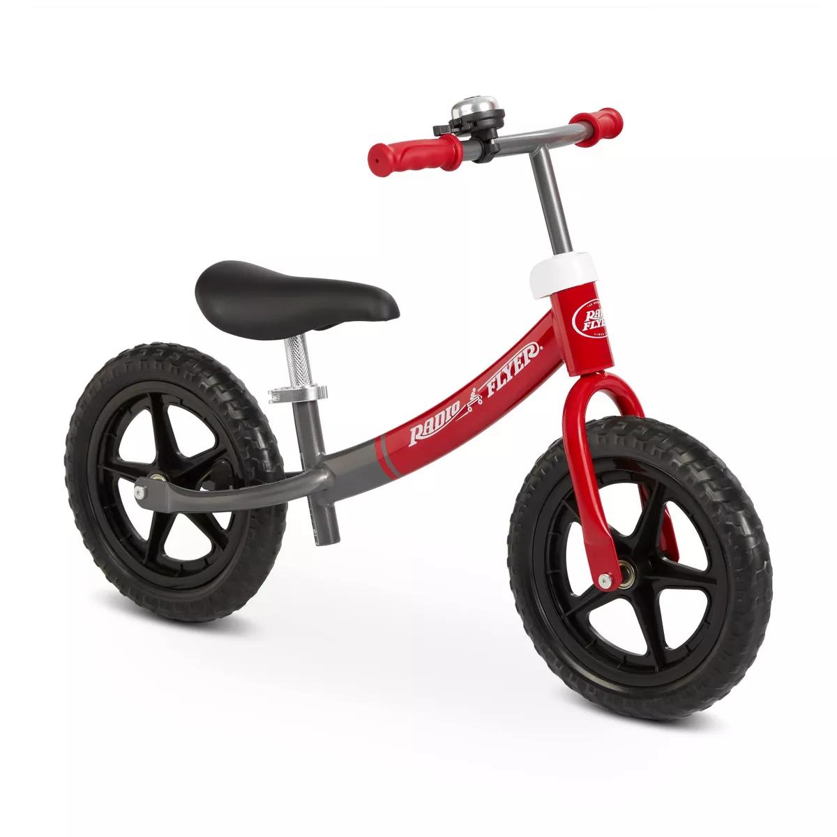 Glide and Go Pro Kids' Balance Bike - Black/Red