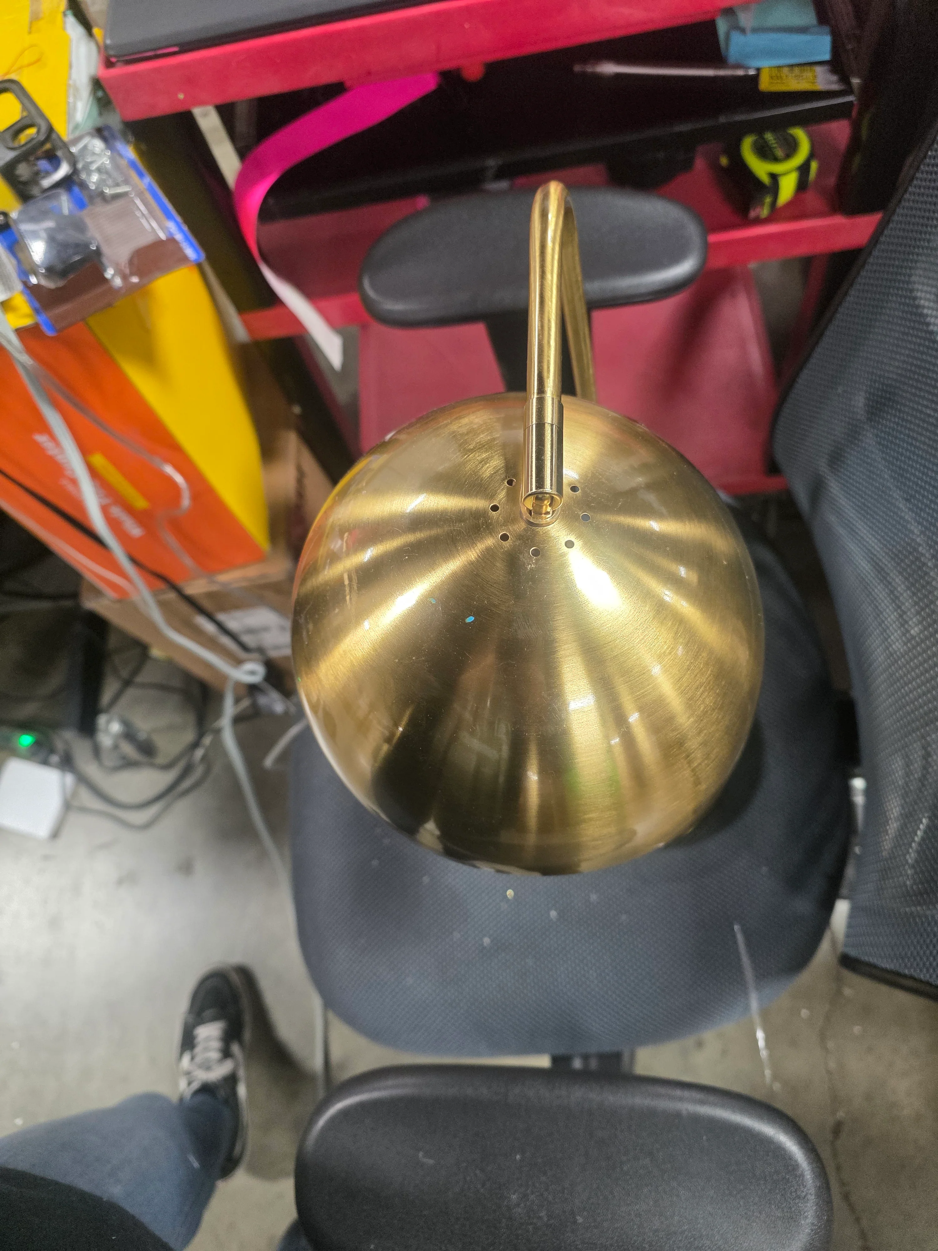 Glossy Metal Table Lamp - Image 4