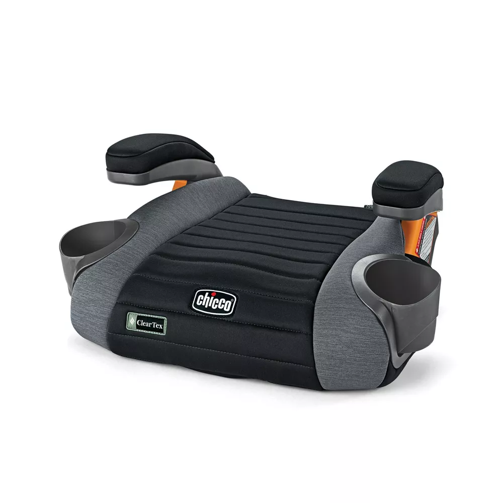 GoFit ClearTex Backless Booster Car Seat - Shadow