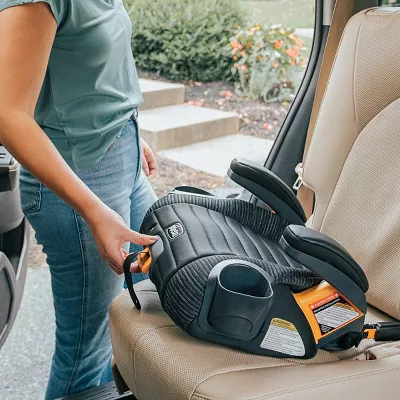 GoFit ClearTex Plus Backless Booster Car Seat - Image 2