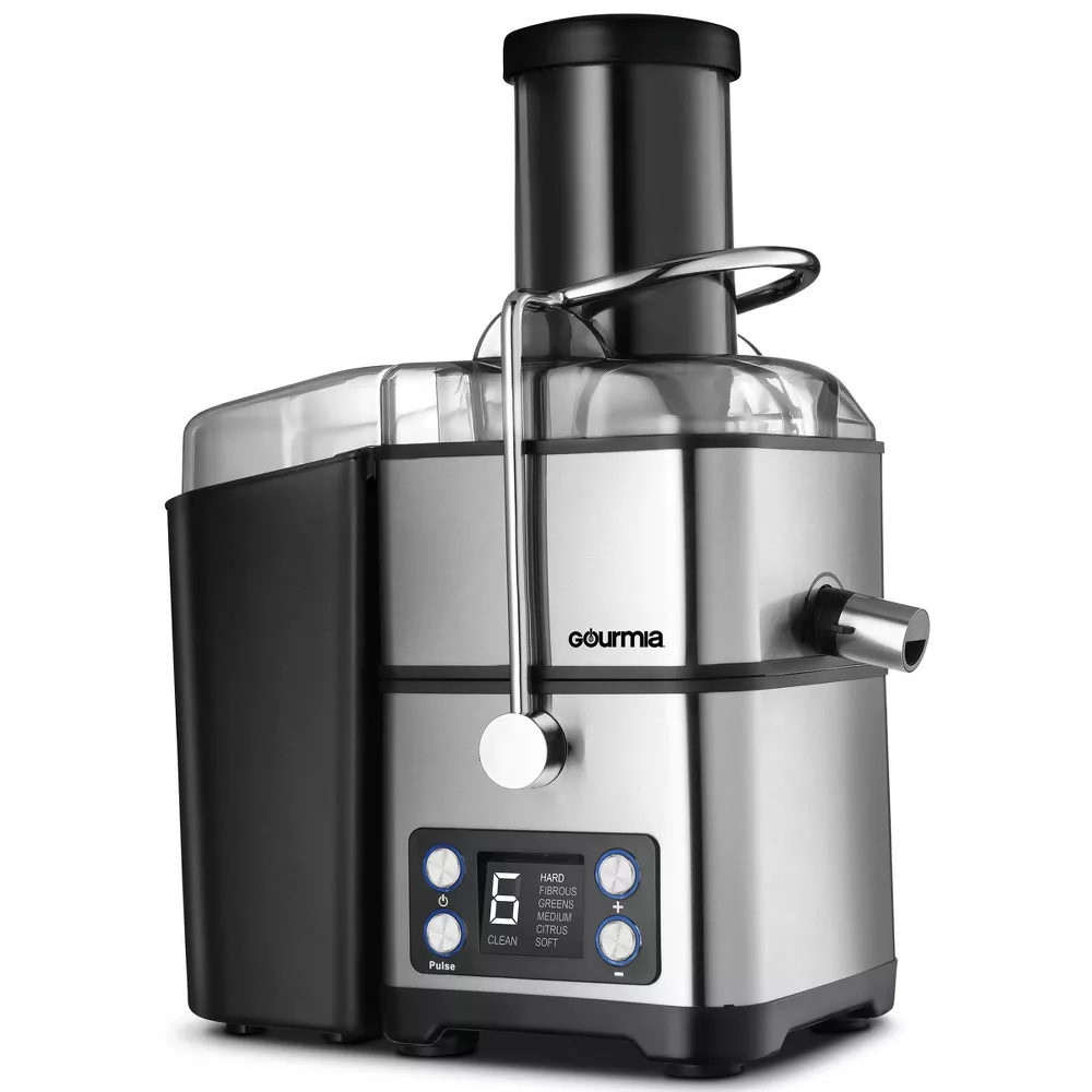 Gourmia 6 Speed Wide Mouth Juice Extraction with Self-Clean: Stainless Steel - Image 4