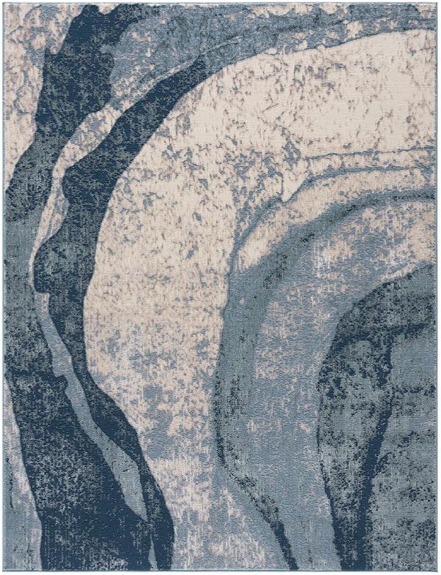 Grace Woven Turkish Area Rugs, 8'x10', Blue