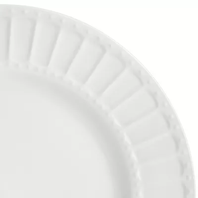 Gracious Dining Gourmet Expressions 40-Piece Embossed Porcelain Dinnerware Set - Image 5