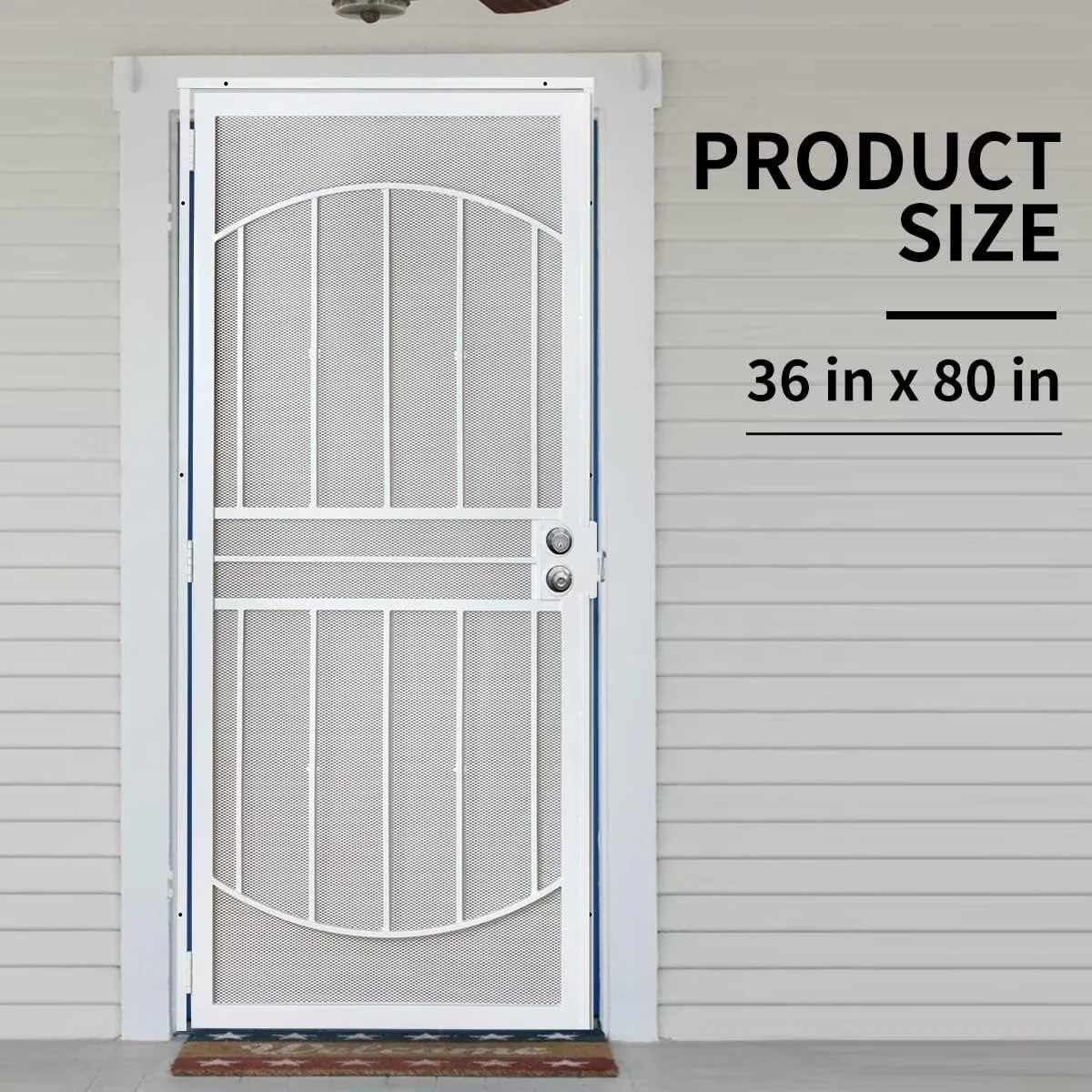 Grisham Steel Security Door, Steel Security Screen Doors - Image 2