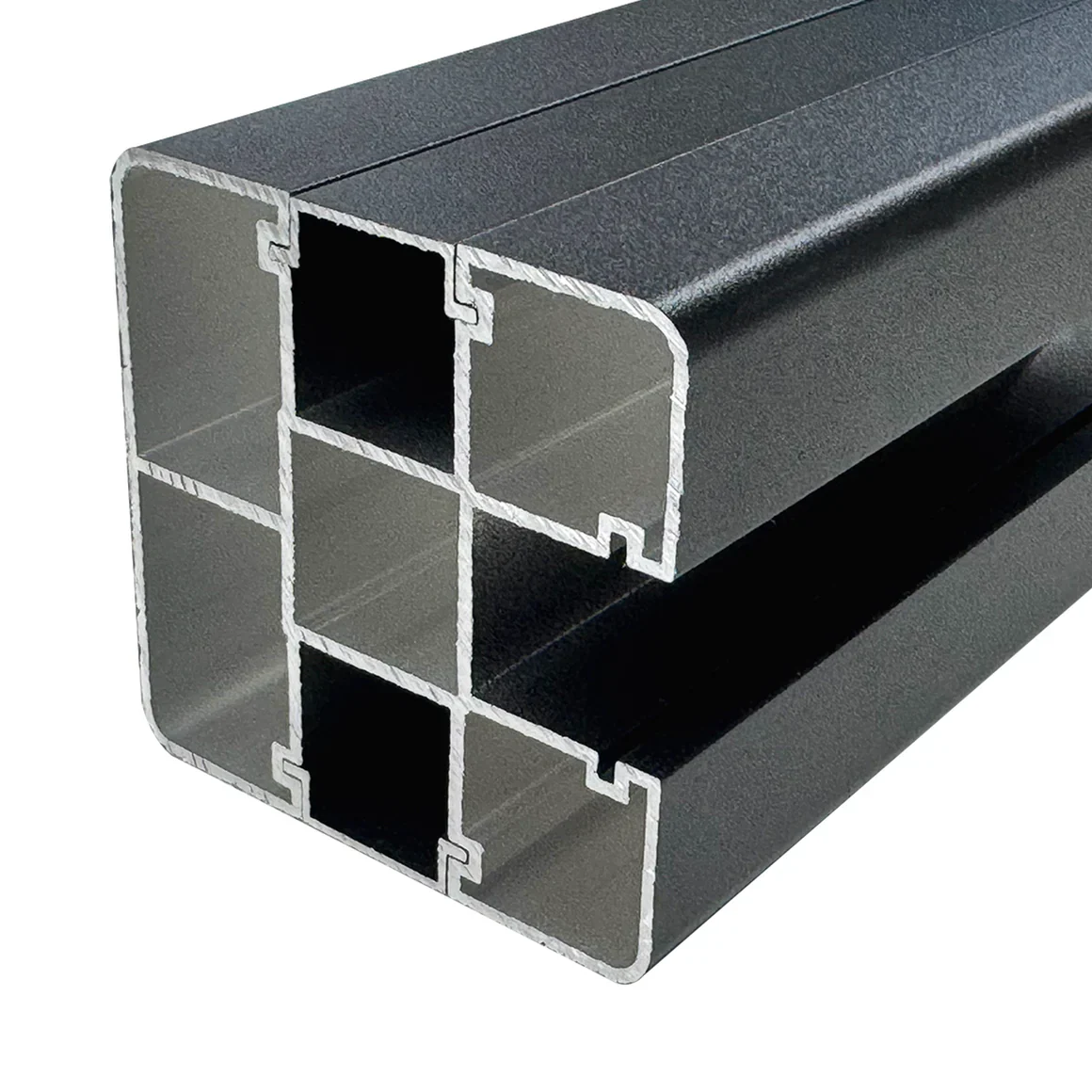 Ground-Mount Corner Fence Post with Base – Adjustable Angle - Image 2