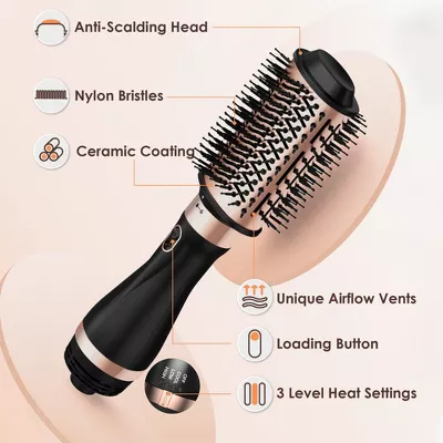 Skimi Hair Dryer Brush, Hot Air Brush in One - Image 3