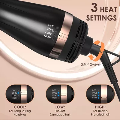Skimi Hair Dryer Brush, Hot Air Brush in One - Image 4