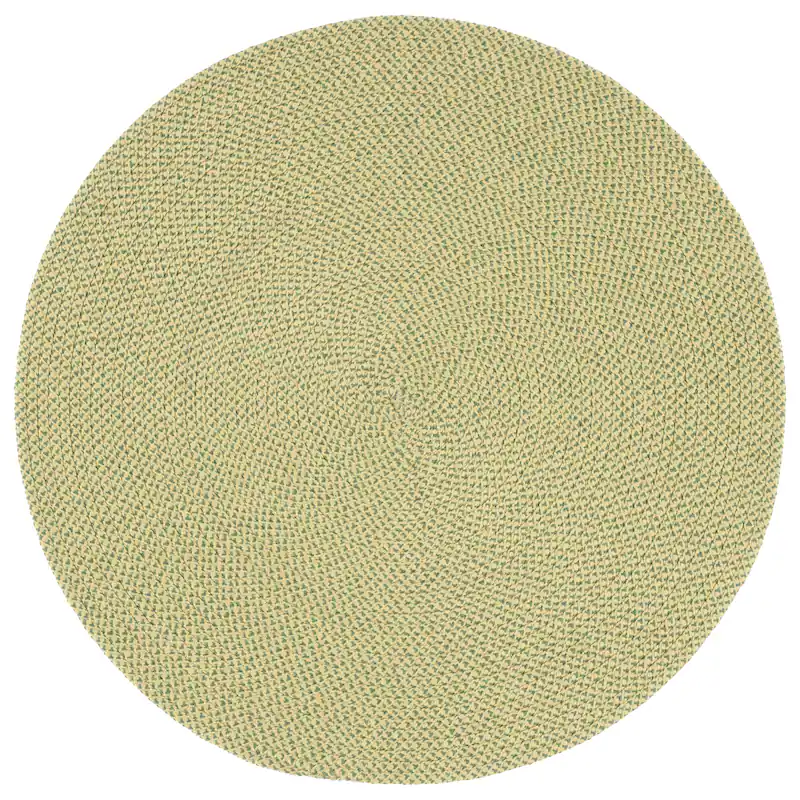 Handmade Braided Herminda Round Rug - Green